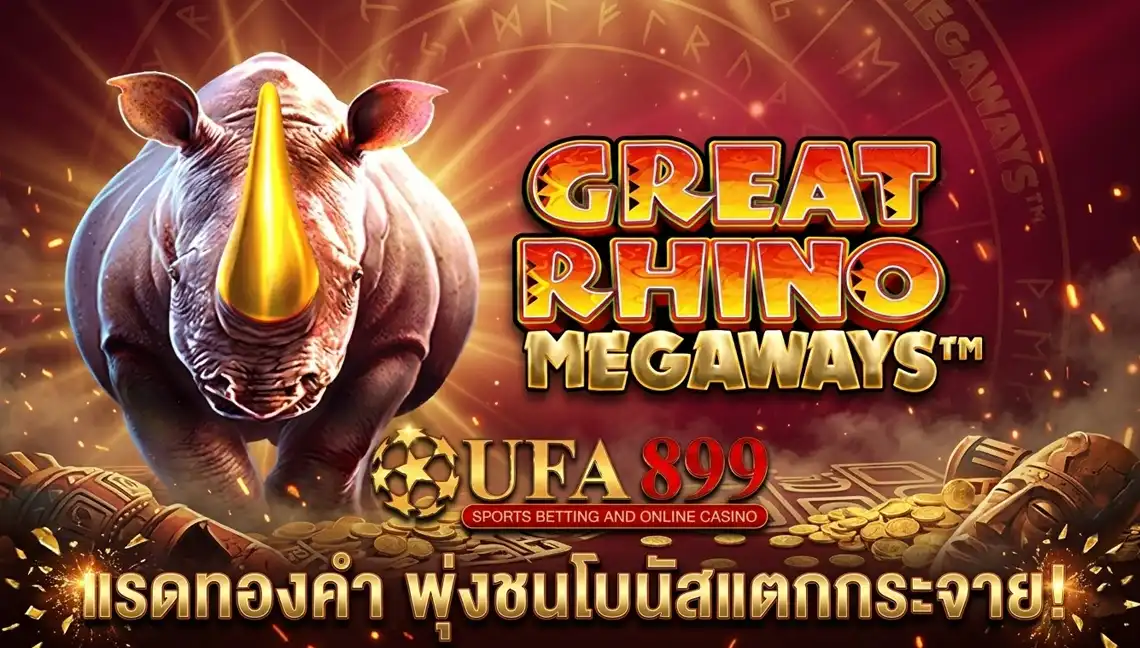 สล็อต Great Rhino แรดทองคำ Pragmatic Play