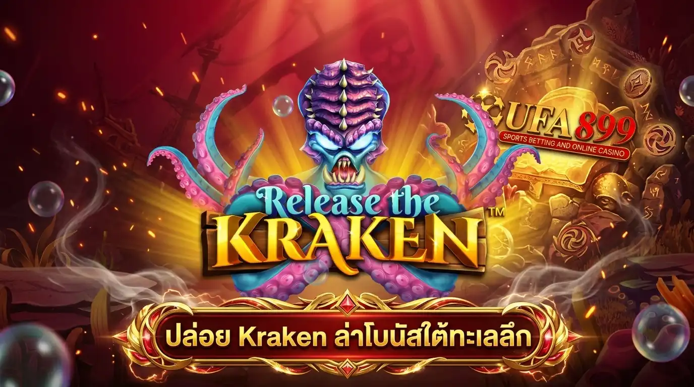 สล็อต Release the Kraken Pragmatic Play อสูรกายหมึกยักษ์ใต้ทะเล
