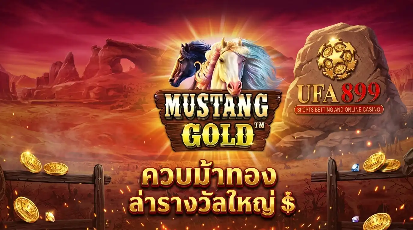 Mustang Gold Pragmatic Play เกมสล็อตม้าทองคำลุ้นแจ็คพอต