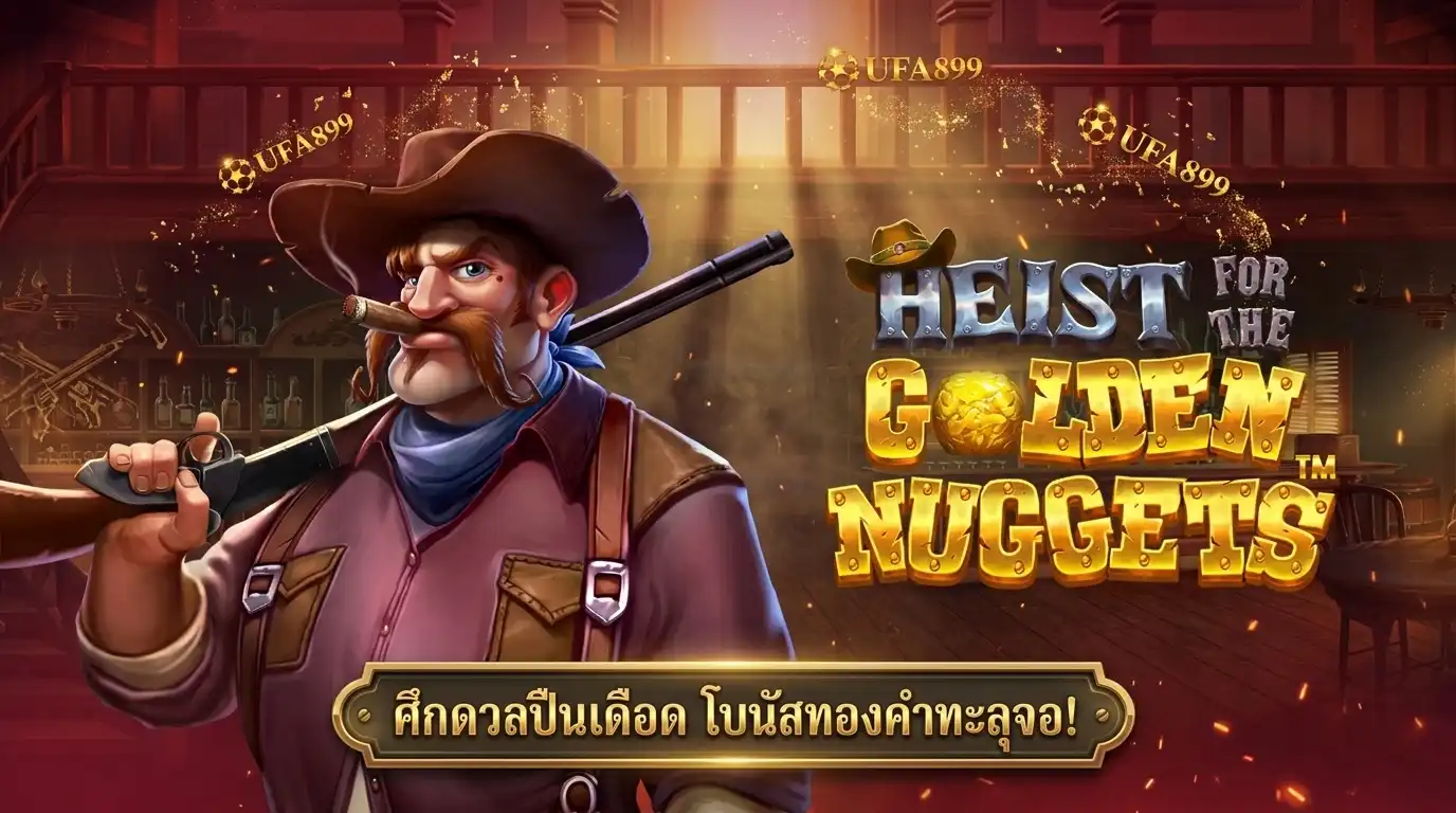 สล็อต Heist for the Golden Nuggets ค่าย Pragmatic Play เกมปล้นทองสุดมันส์จากยุคคาวบอย