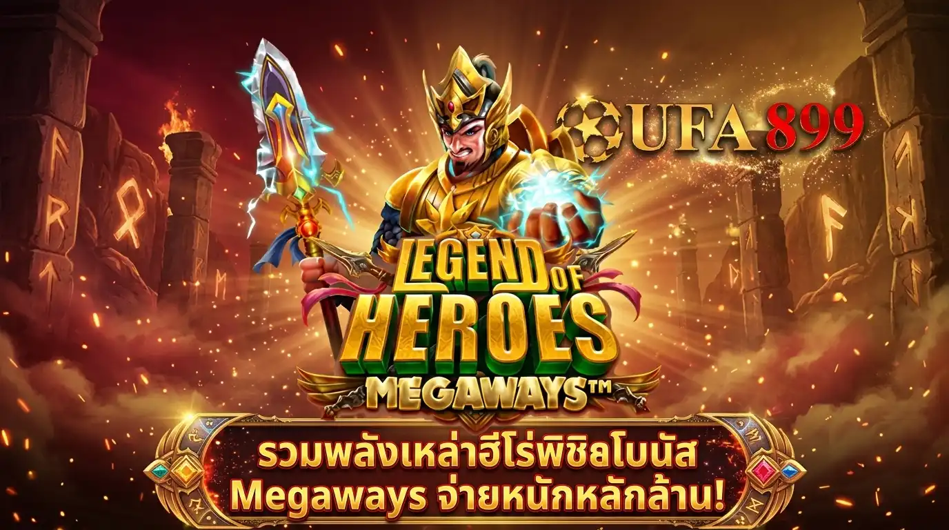 Legend of Heroes Megaways สล็อตธีมฮีโร่ค่าย Pragmatic Play พร้อมฟีเจอร์ตัวคูณ